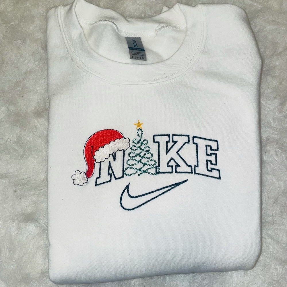 Custom embroidered crewneck